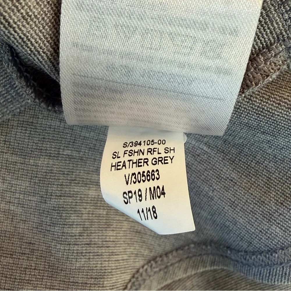 NWT Old Navy Gray Midi Dress Womens M Ruffle Sleeves Sheath Minimalist Stretch - Picture 11 of 11